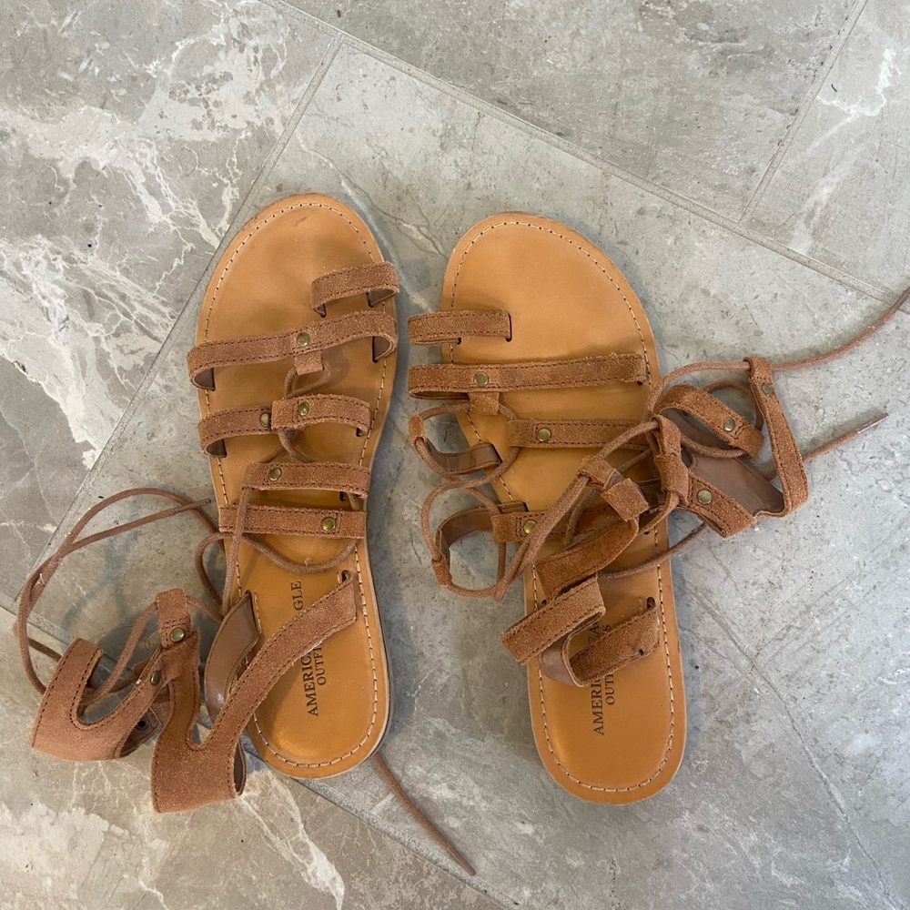 American eagle gladiator sandals - size 7